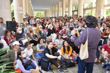 Evento realizado nos pilotis do Edifício da Amizade. Fotógrafo Antônio Albuquerque.