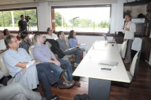 Palestra realizada na Sala de Reuniões do Decanato do CTC em 21/03/2013. Fotógrafo Antônio Albuquerque. Acervo do Núcleo de Memória.