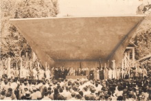 Inauguração da Concha Acústica e Lançamento das Bandeiras Educacionais. 