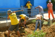 Atuação dos rondonistas na cidade de Batalha/BA. Acervo do Projeto Comunicar.