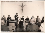 Posse de Garrido Torres (de pé) como Vice-Reitor de Desenvolvimento, 10/01/1968. Ao lado dele, ao centro, o Reitor Pe. Laércio DIas de Moura S.J.